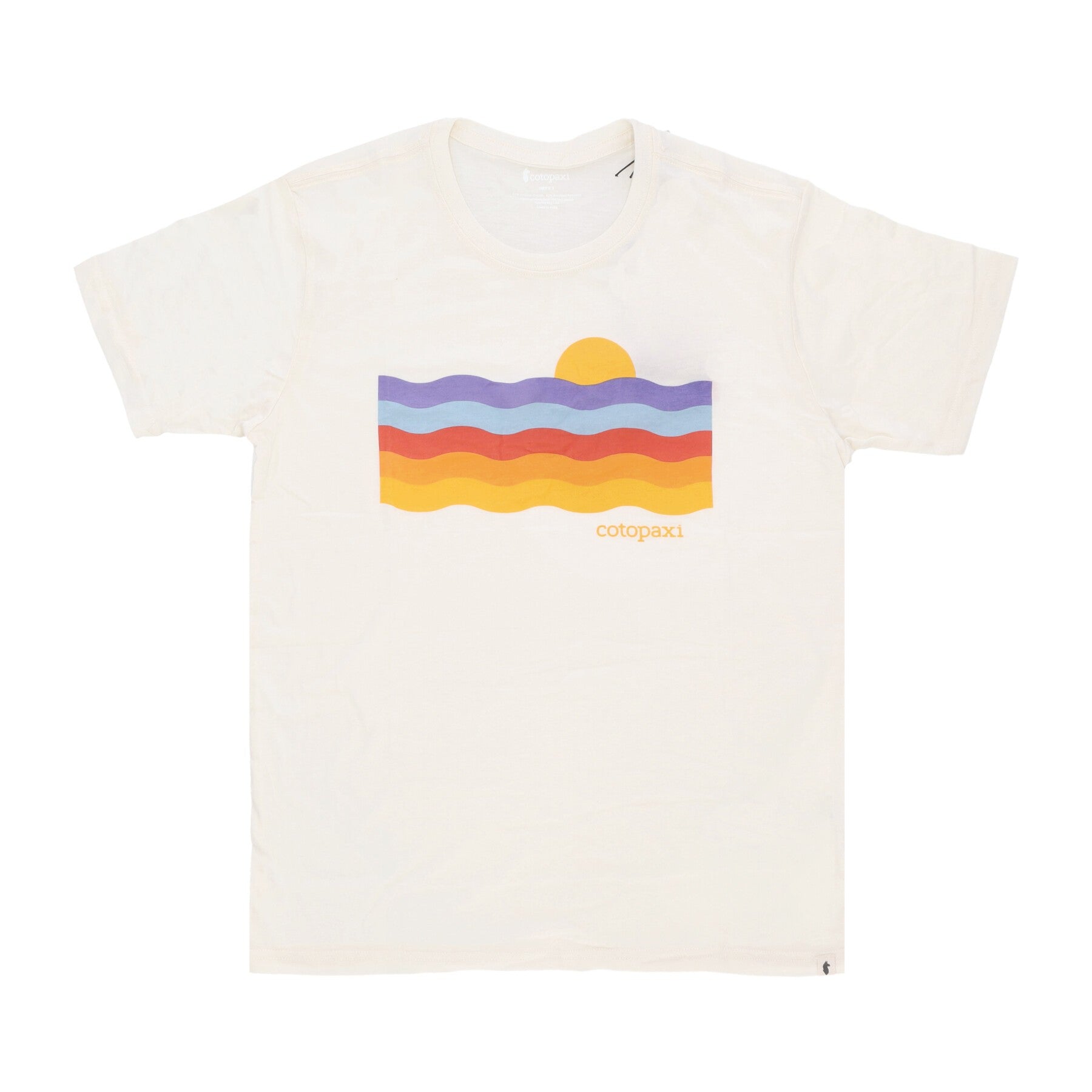 Cotopaxi, Maglietta Uomo Disco Wave Organic Tee, Bone