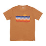 Cotopaxi, Maglietta Uomo Disco Wave Organic Tee, Saddle