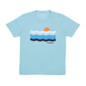 Cotopaxi, Maglietta Uomo Disco Wave Organic Tee, Sea Glass