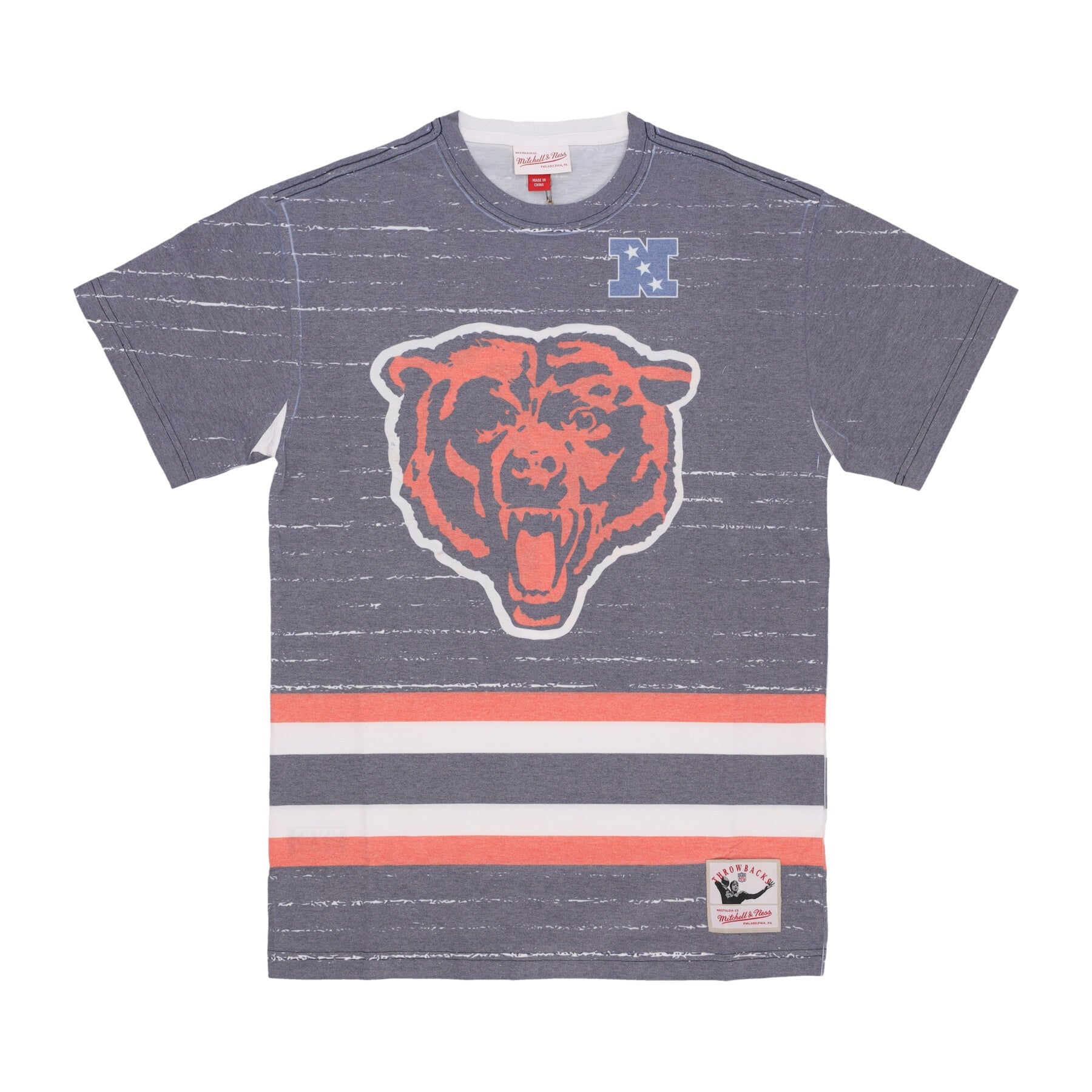 Mitchell & Ness, Maglietta Uomo Nfl Jumbotron 3.0 Sublimated Tee Chibea, Multi/white