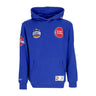 Mitchell & Ness, Felpa Cappuccio Uomo Nba Hometown Fleece Hoodie Detpis, Royal