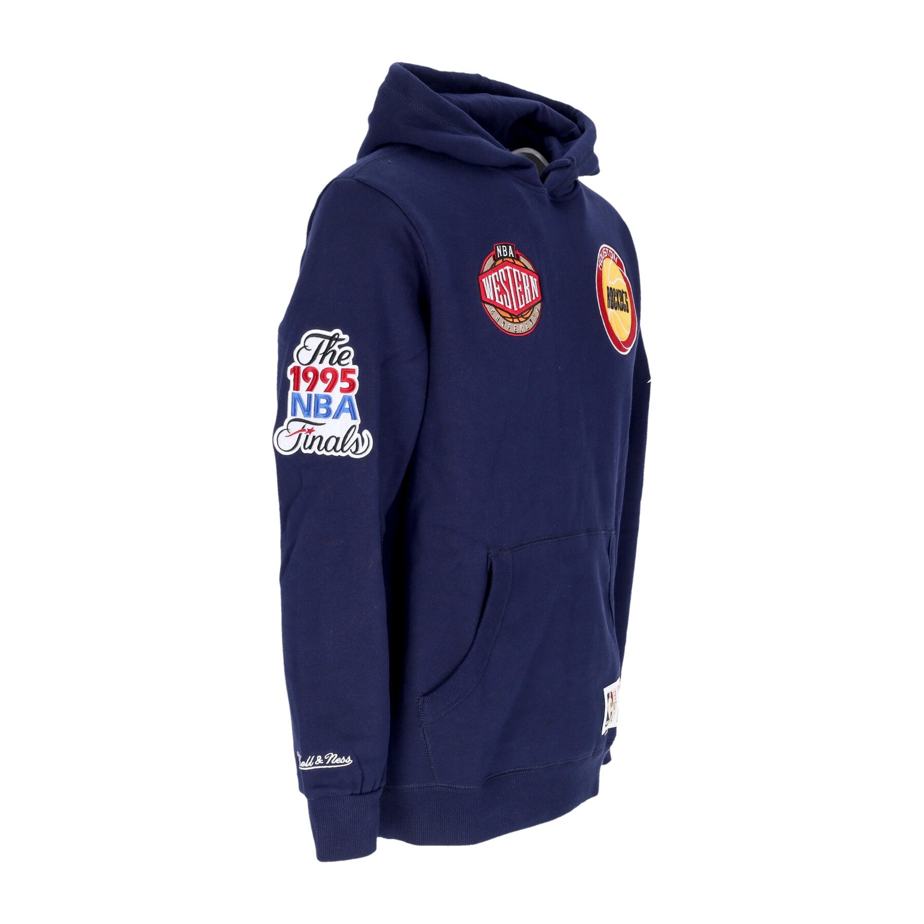 Mitchell & Ness, Felpa Cappuccio Uomo Nba Hometown Fleece Hoodie Houroc, 