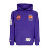 Mitchell & Ness, Felpa Cappuccio Uomo Nba Hometown Fleece Hoodie Phosun, Purple