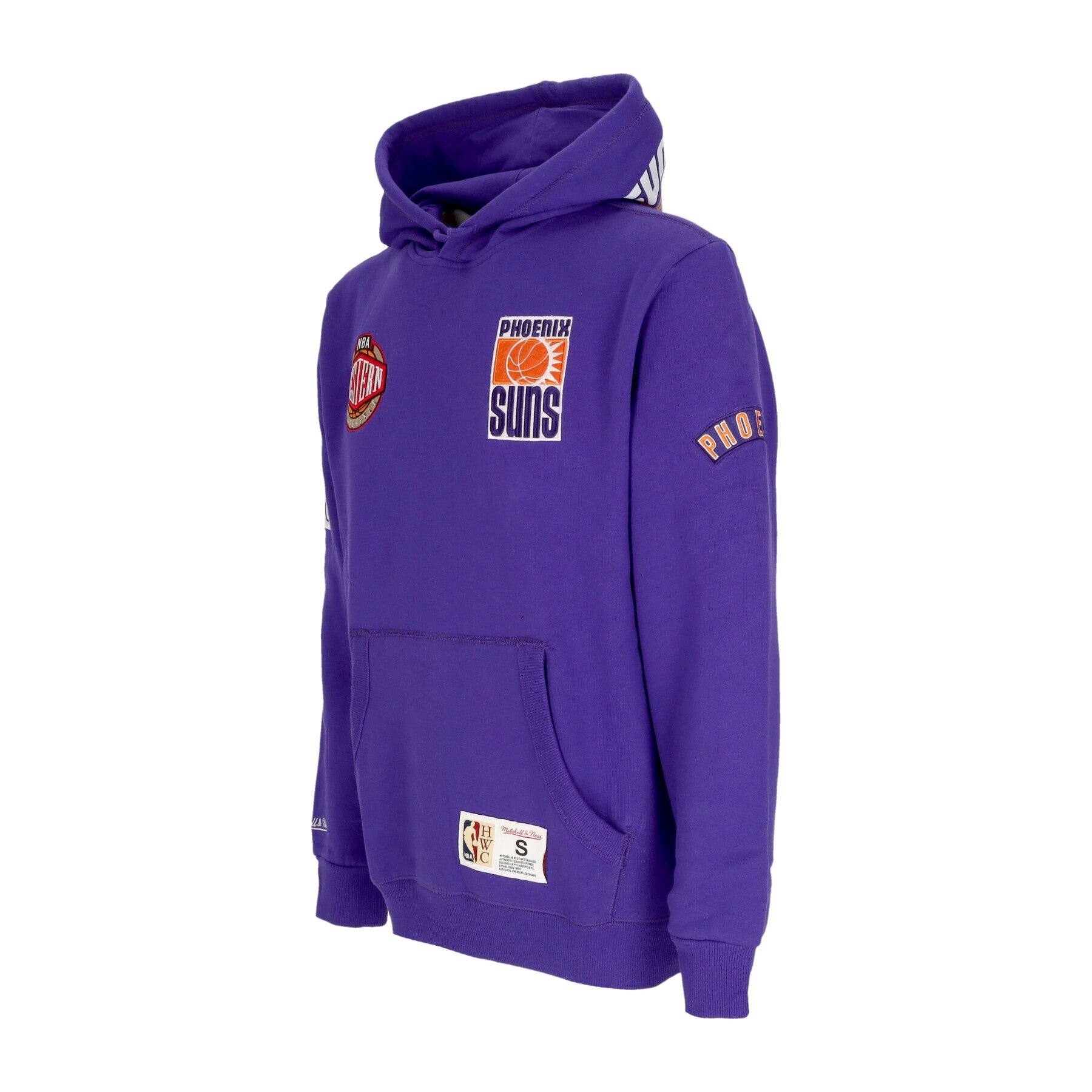 Mitchell & Ness, Felpa Cappuccio Uomo Nba Hometown Fleece Hoodie Phosun, 