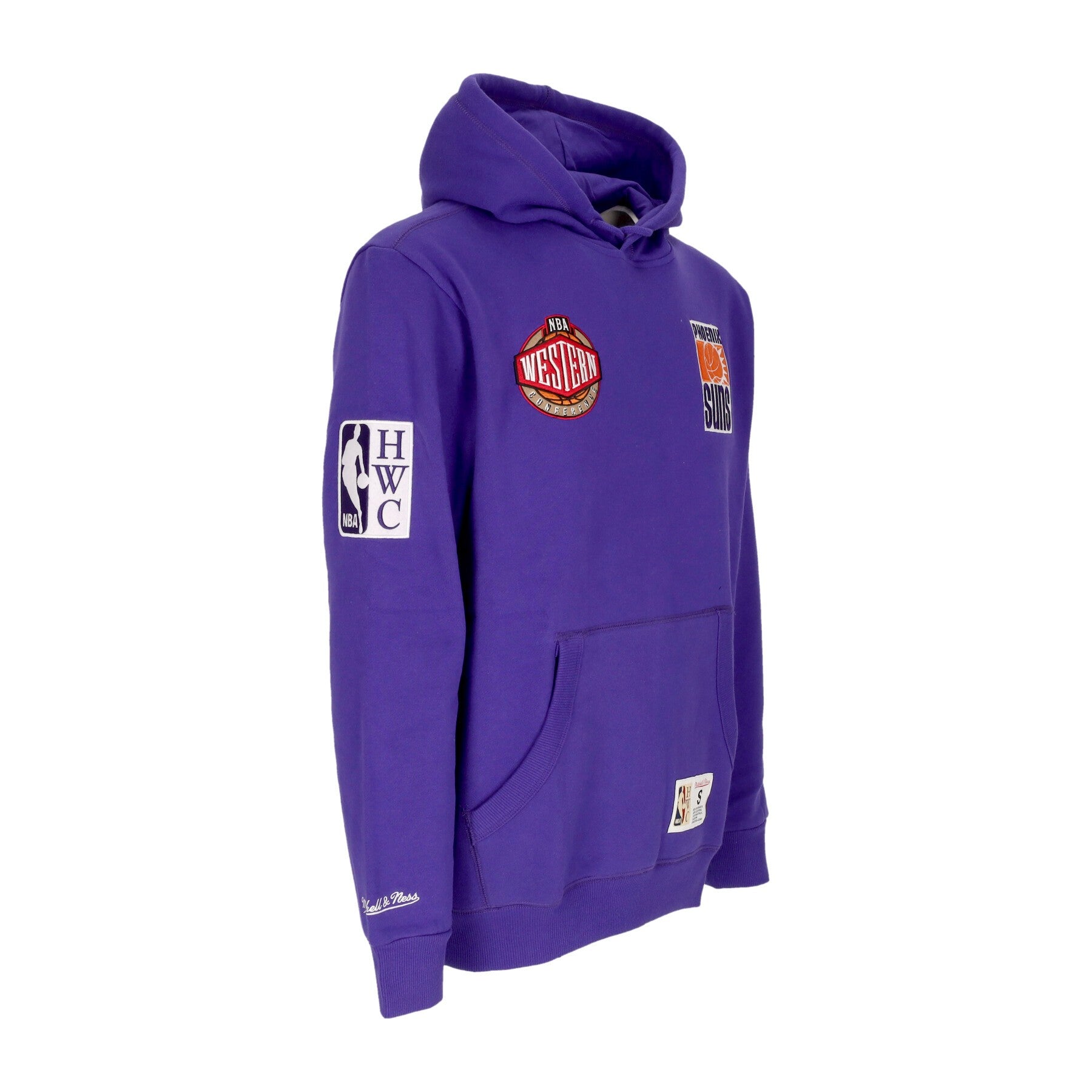 Mitchell & Ness, Felpa Cappuccio Uomo Nba Hometown Fleece Hoodie Phosun, 