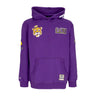 Mitchell & Ness, Felpa Cappuccio Uomo Ncaa Hometown Fleece Hoodie Loutig, Purple
