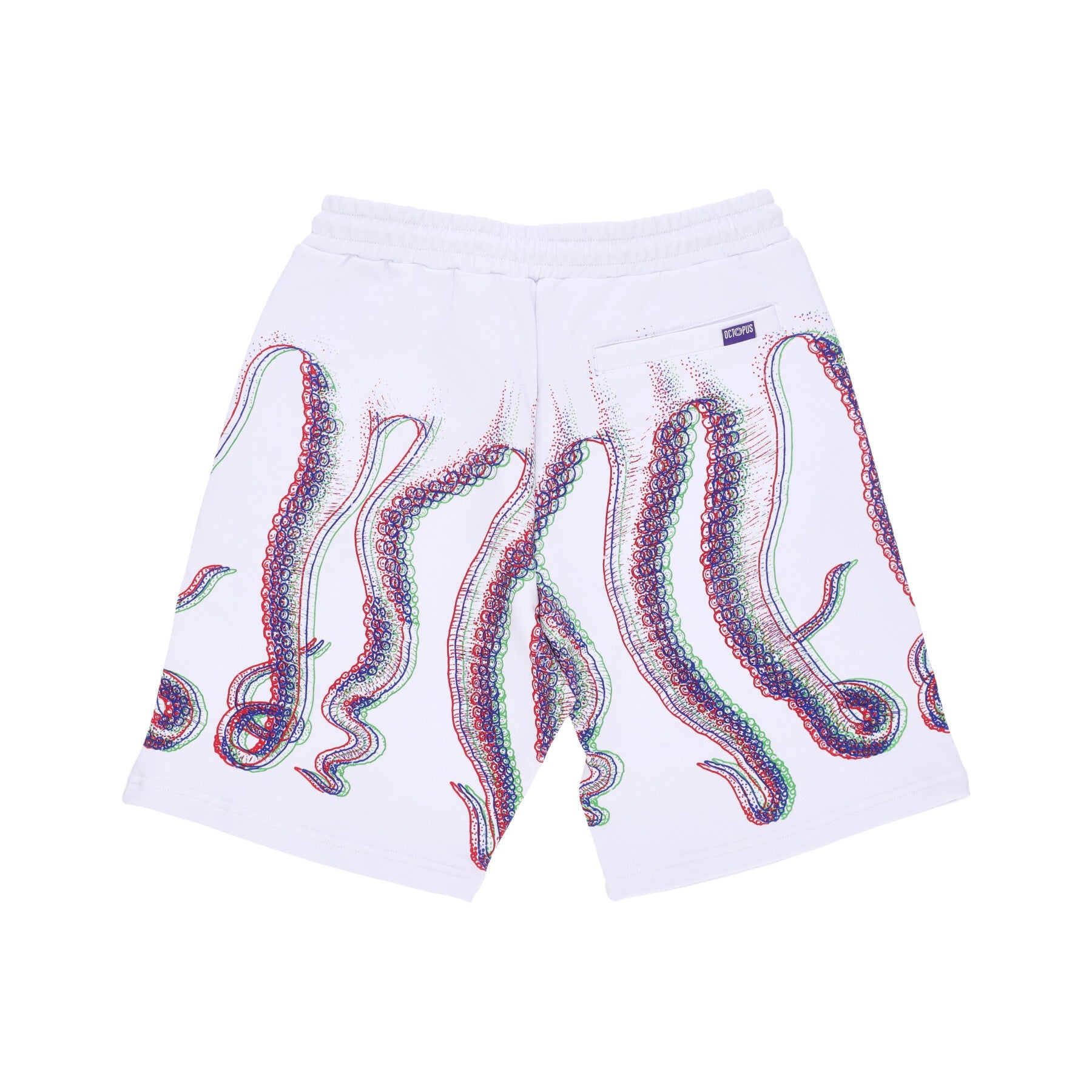 Octopus, Pantalone Corto Tuta Uomo Fuzzy Sweatshort, 