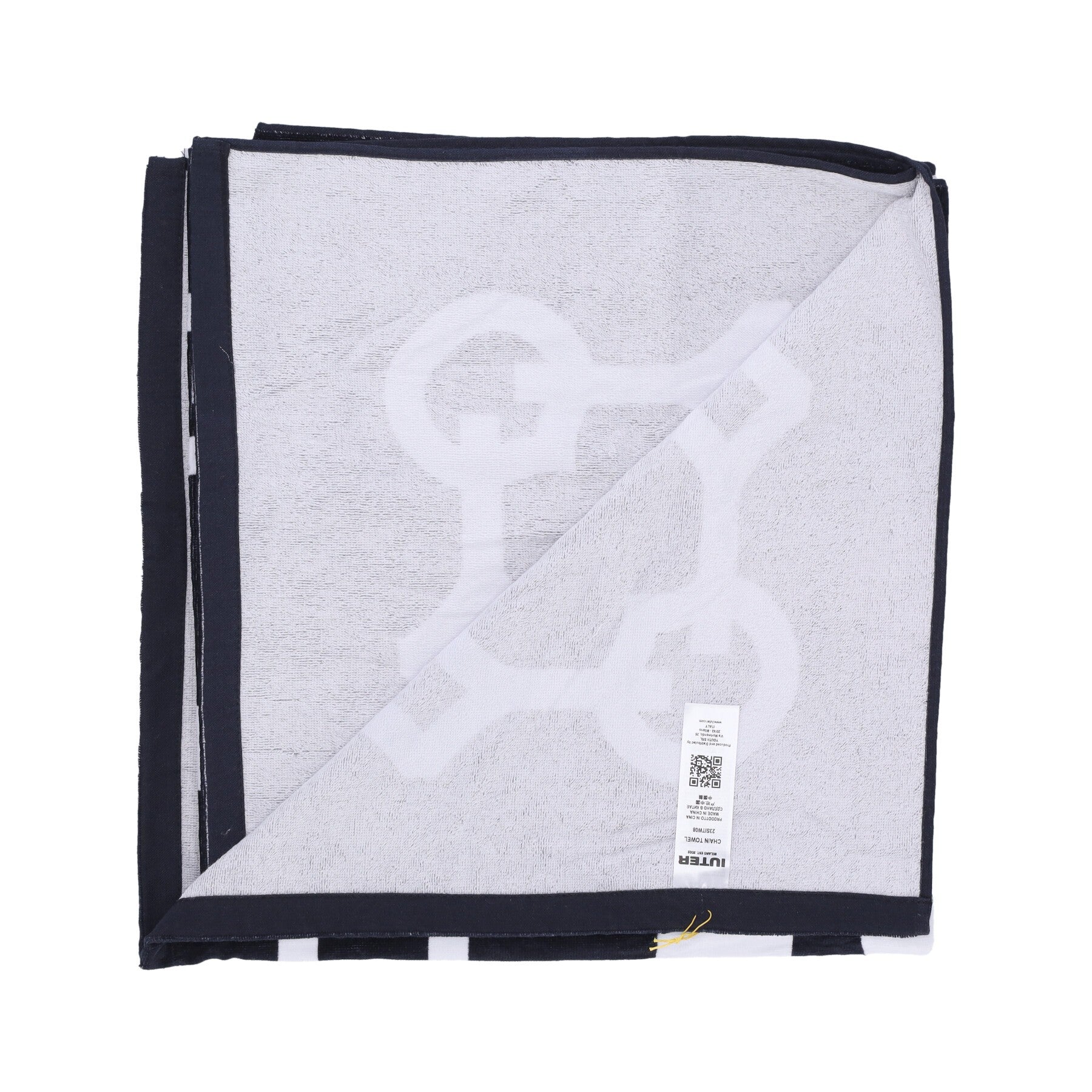 Iuter, Asciugamano Uomo Chain Towel, 
