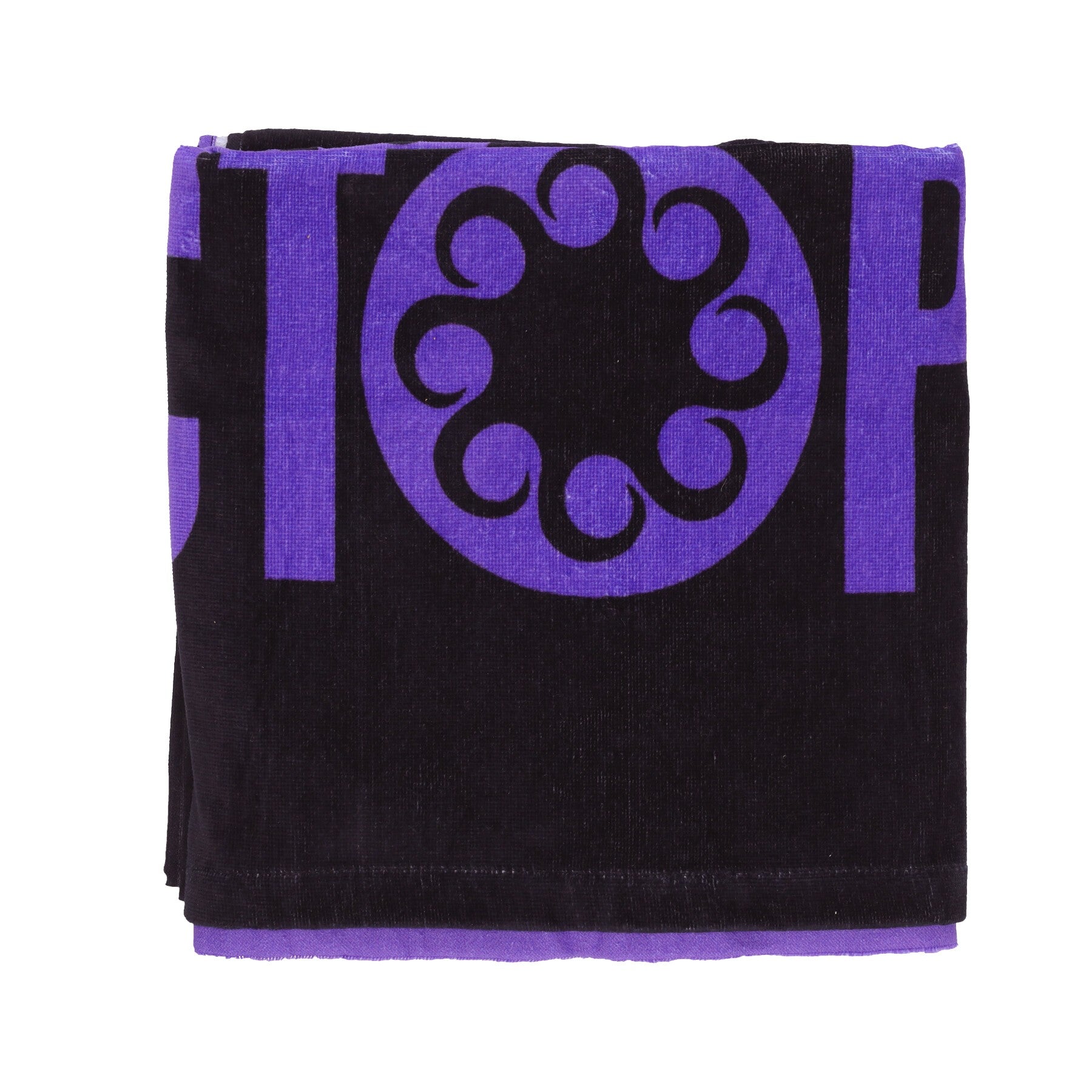 Octopus, Asciugamano Uomo Original Towel, Black/purple