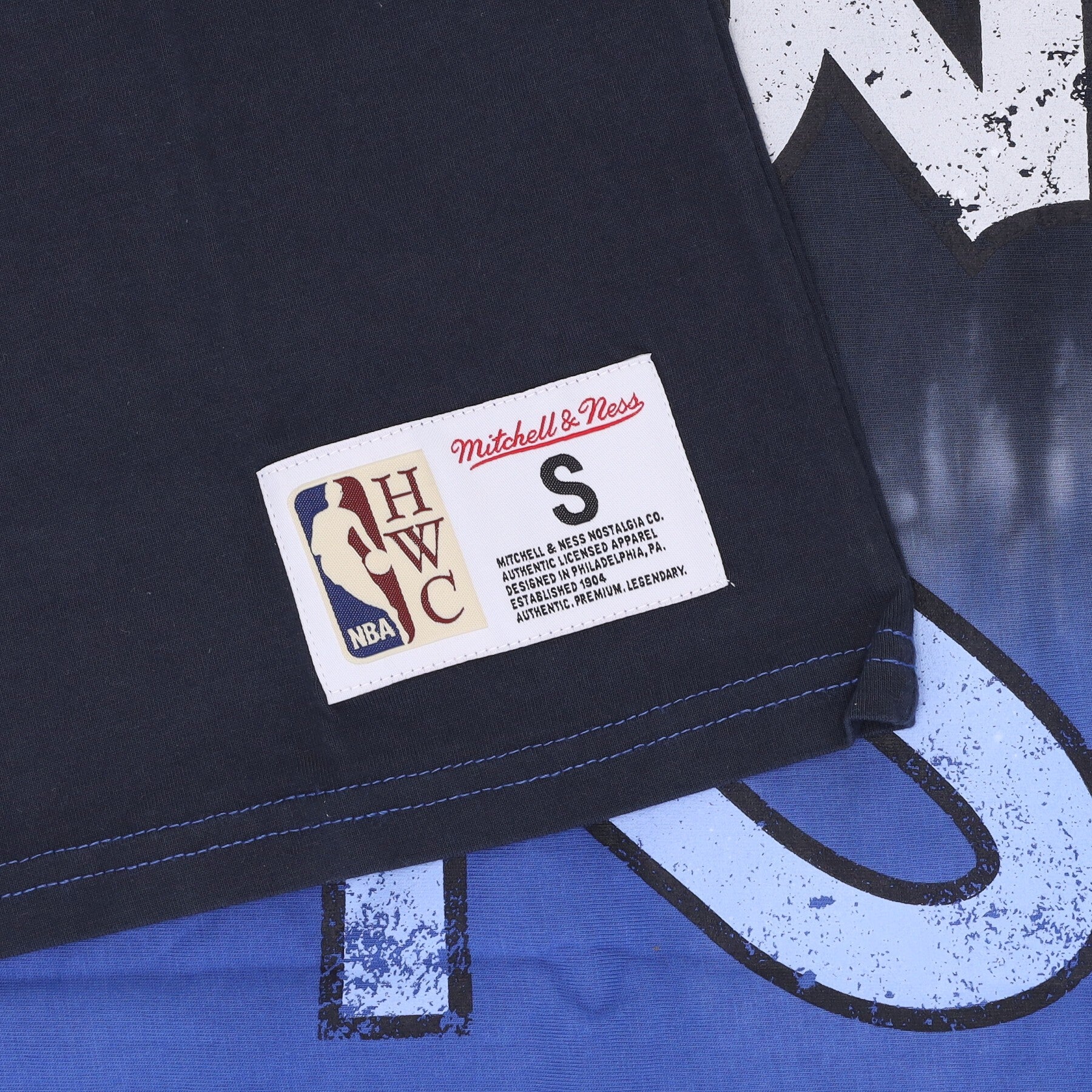 Mitchell & Ness, Canotta Uomo Nba Vertical Tie Dye Tank Hardwood Classics No 32 Shaquille O'neal Orlmag, 