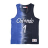 Mitchell & Ness, Canotta Uomo Nba Vertical Tie Dye Tank Hardwood Classics No 1 Anfernee Hardaway Orlmag, Original Team Colors
