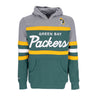 Mitchell & Ness, Felpa Cappuccio Uomo Nfl Headcoach Hoodie Grepac, Dark Green