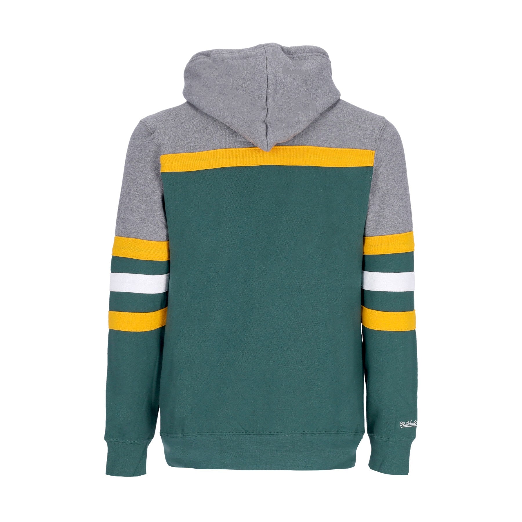 Mitchell & Ness, Felpa Cappuccio Uomo Nfl Headcoach Hoodie Grepac, 