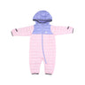 Nike, Completo Tuta Neonato Colorblock Snowsuit, Pink Foam