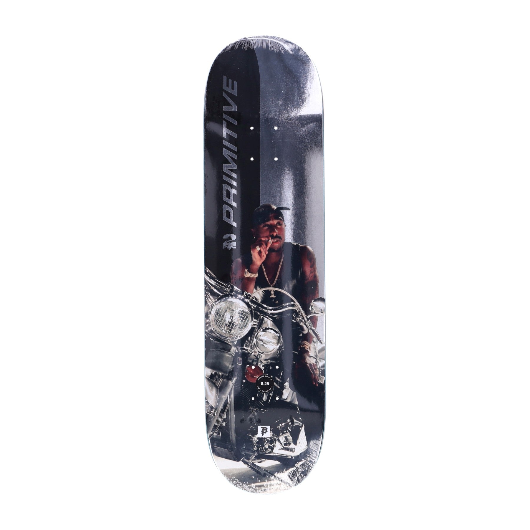Primitive, Skateboard Tavola Uomo Moto Deck X Tupac, Graphite