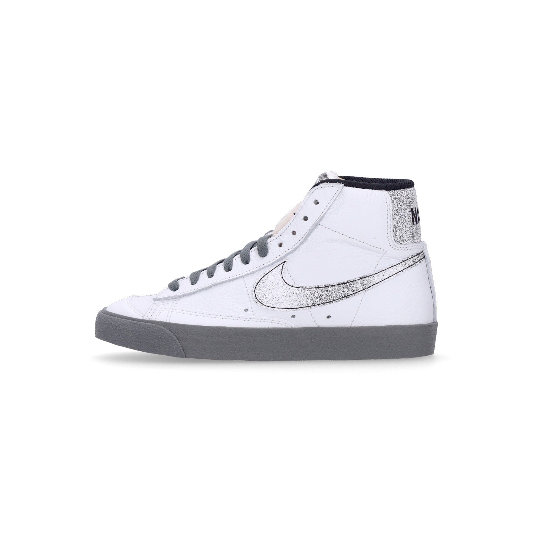 Nike, Scarpa Alta Uomo Blazer Mid 77, White/smoke Grey/black/white