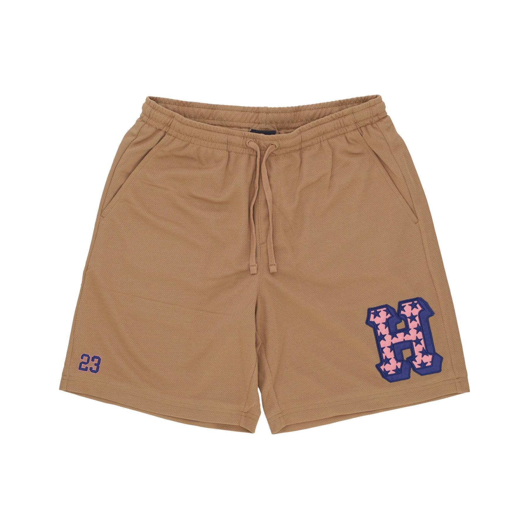 Huf, Pantaloncino Tipo Basket Uomo H-star Easy Short, Desert