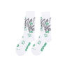 Octopus, Calza Media Uomo Splashed Socks X 7up, White