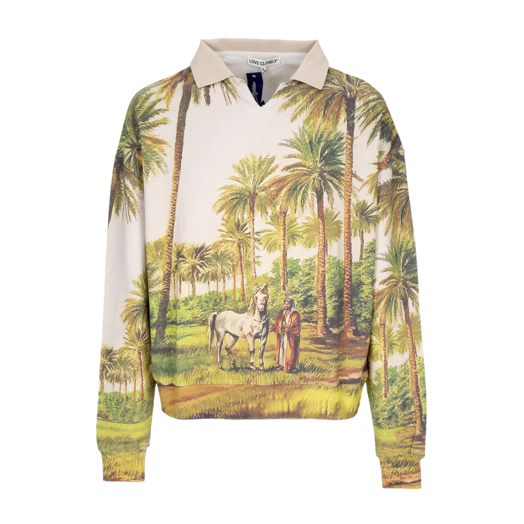 Love Closely, Polo Manica Lunga Uomo Lightweight L/s Polo, Multi