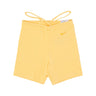 Nike, Pantaloncino Ciclista Donna Sportswear Everyday Modern Short, Topaz Gold/university Gold