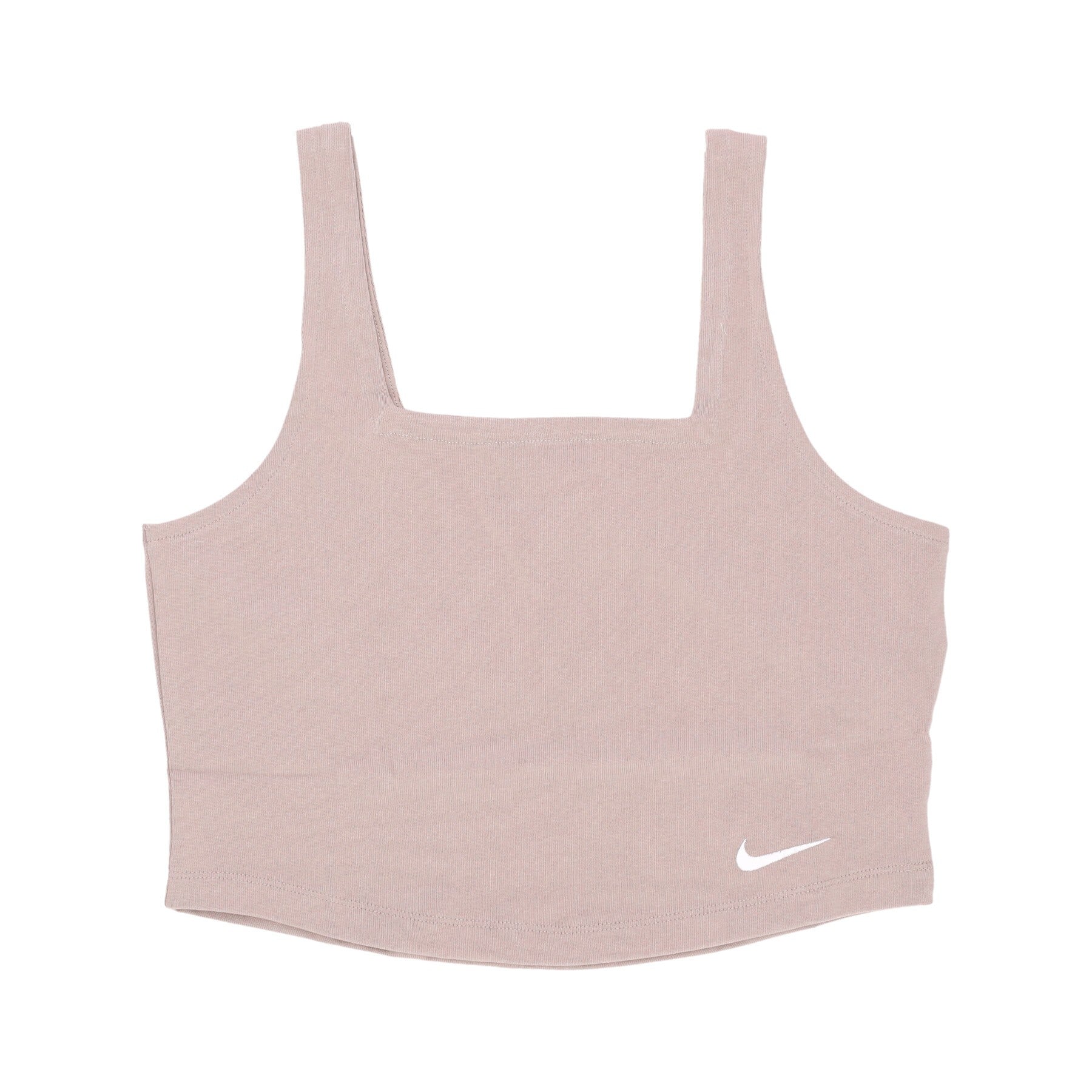Nike, Top Donna Sportswear Jersey Cami Tank Top, Diffused Taupe/white