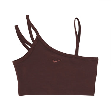 Nike, Top Donna Sportswear Everyday Modern Crop Top, Earth/plum Eclipse