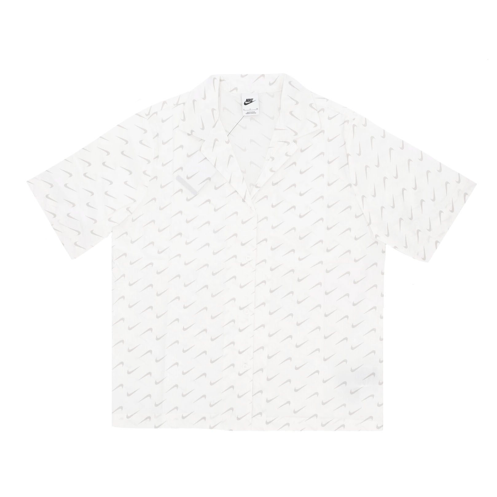 Nike, Camicia Manica Corta Donna Sportswear Everyday Modern Woven Shirt, Sail/sail