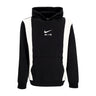 Nike, Felpa Cappuccio Uomo Air Po Hoodie Fleece Bb, Black/black/summit White
