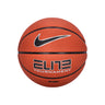 Nike Nba, Pallone Uomo Elite Tournament Size 07, Amber/black/metallic Silver/black