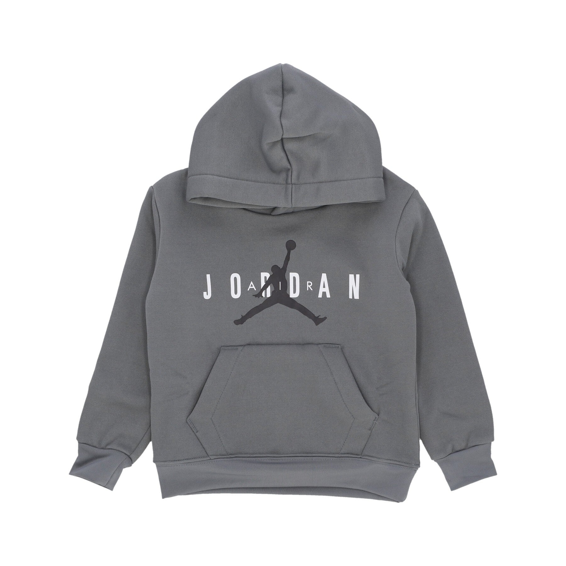 Jordan, Felpa Cappuccio Bambino Jumpman Sustainable Hoodie, Smoke Grey