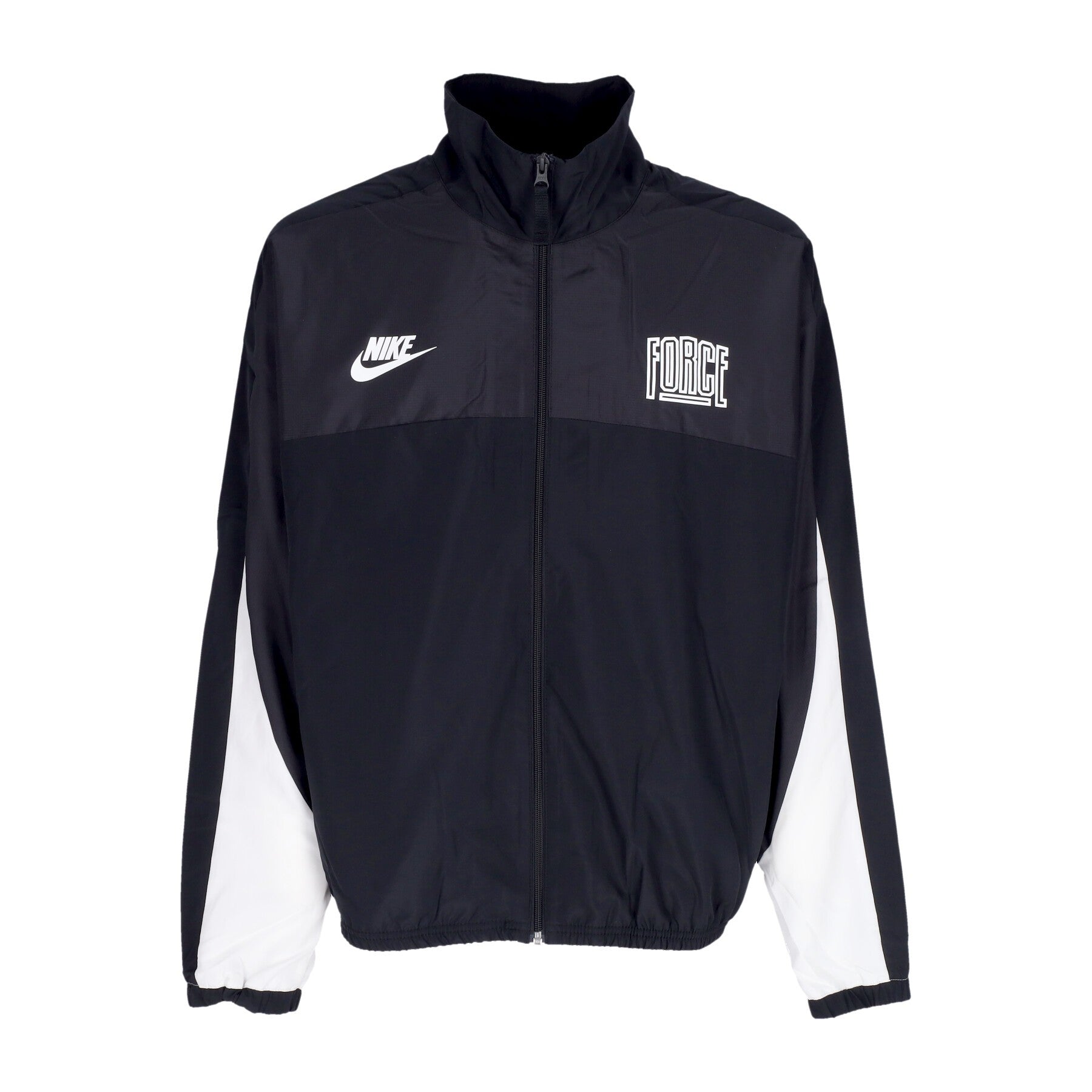 Nike, Giacca A Vento Uomo Starting 5 Woven Jacket, Black/white/black/white