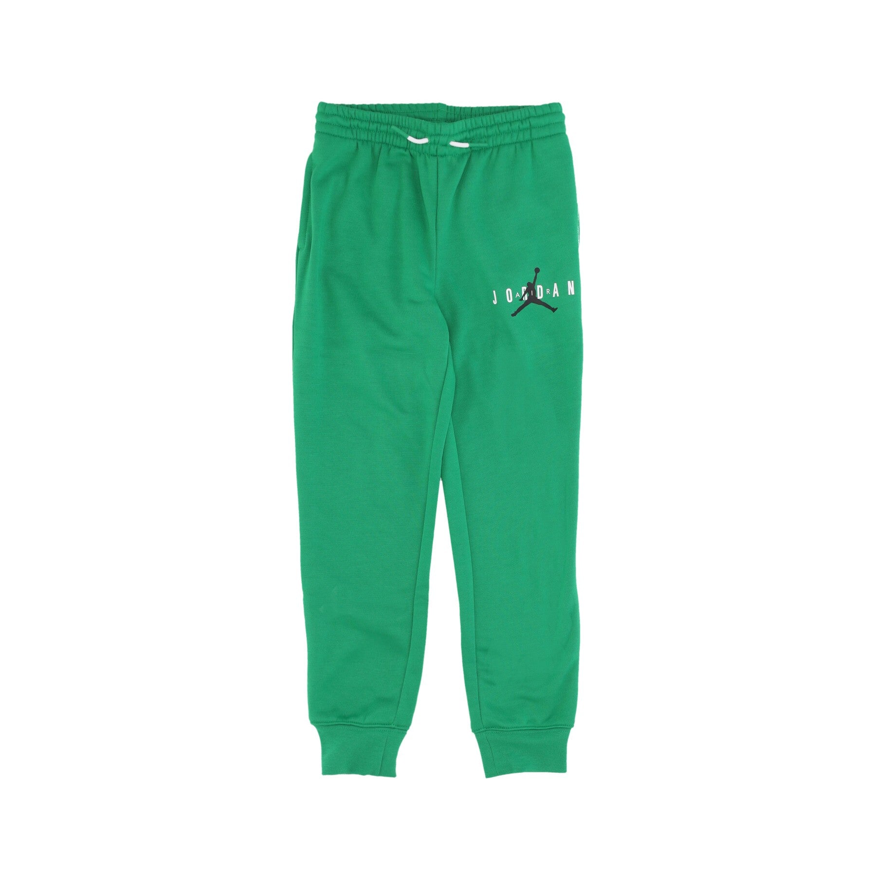 Jordan, Pantalone Tuta Felpato Ragazzo Jumpman Sustainable Pant, Lucky Green