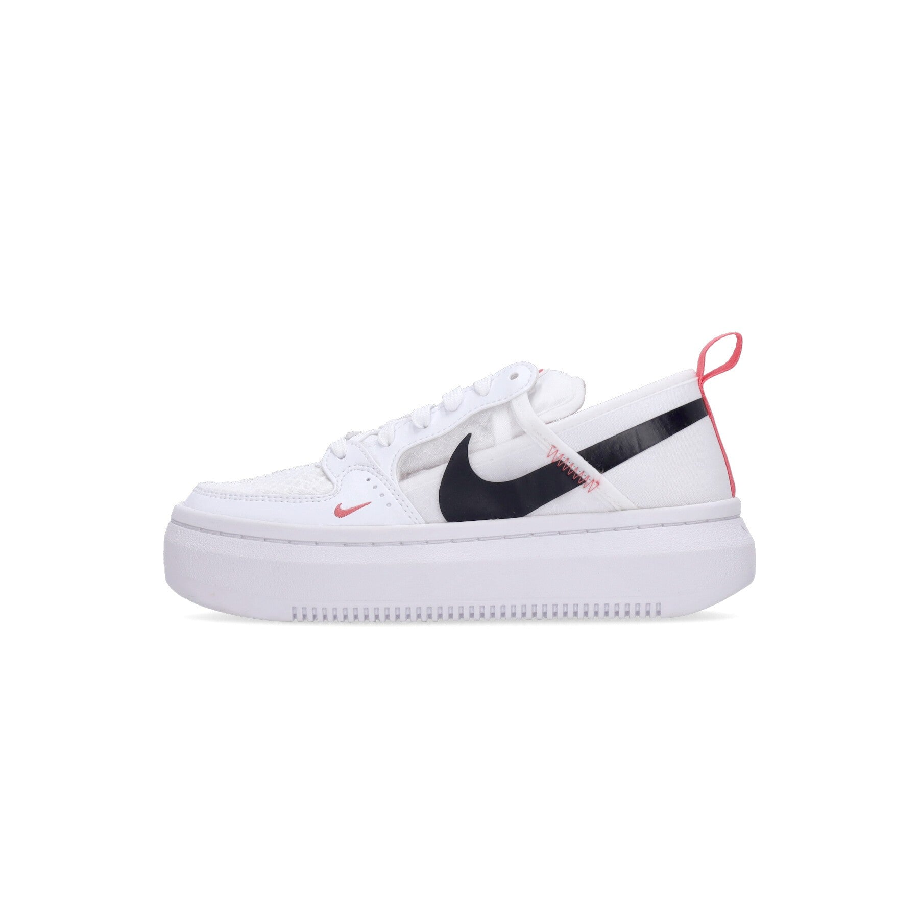 Nike, Scarpa Bassa Donna W Court Vision Alta Txt, White/sea Coral/black