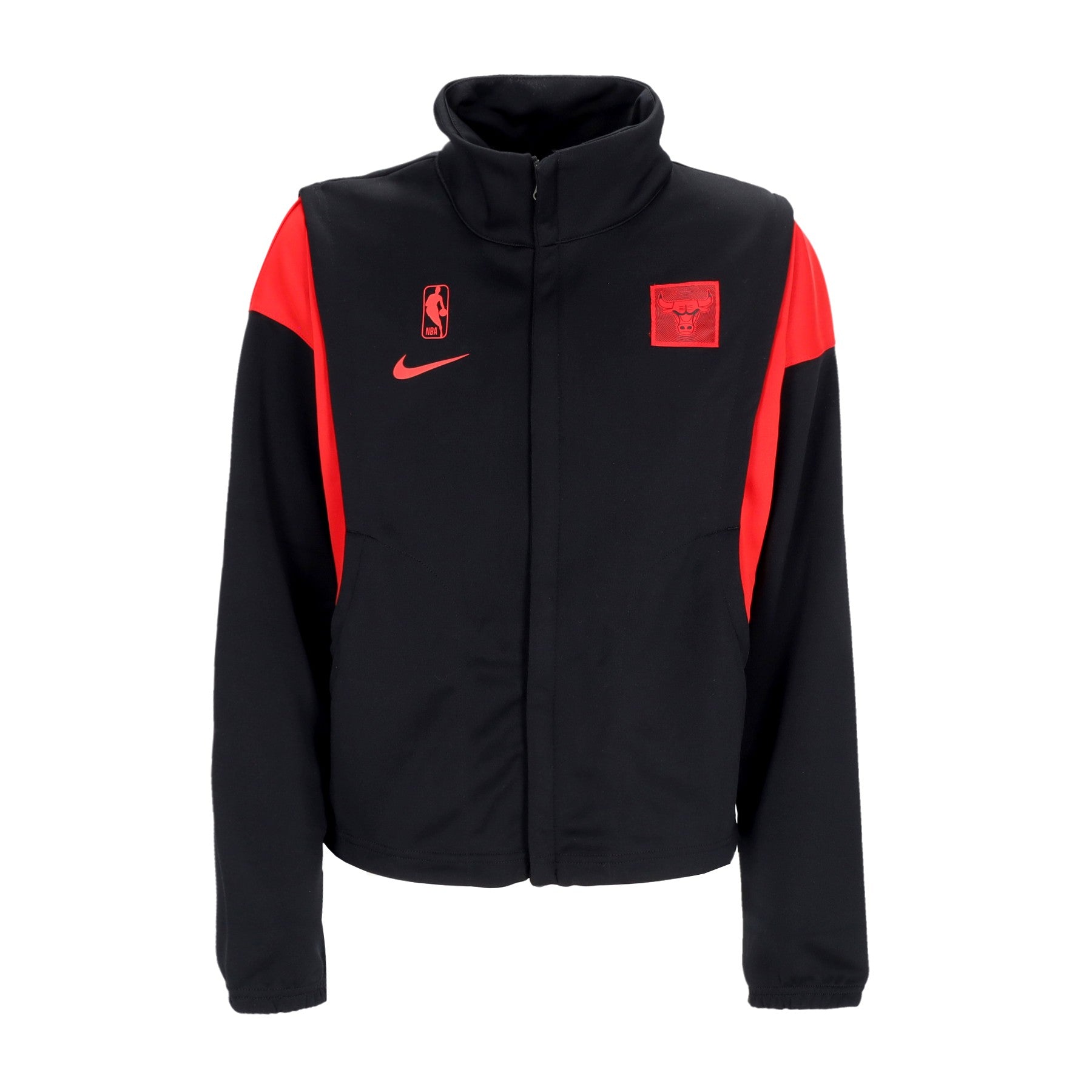 Nike Nba, Giacca Tuta Uomo Nba Dri-fit Retro Fly Jacket Chibul, Black/university Red