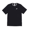 Nike, Maglietta Uomo Club Futura Logo Tee, Black/white