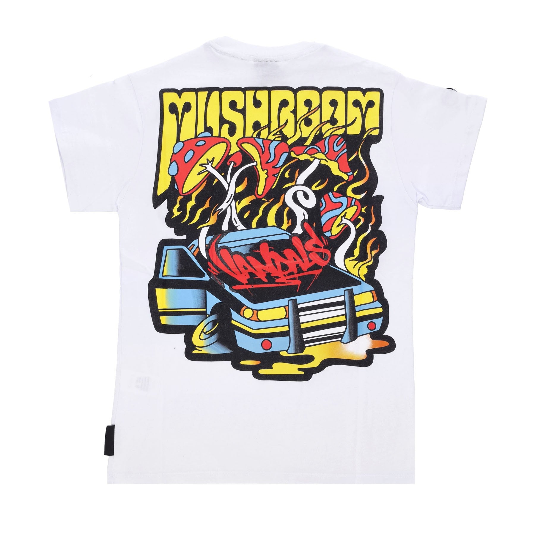 Mushroom, Maglietta Uomo Vandals Tee, White