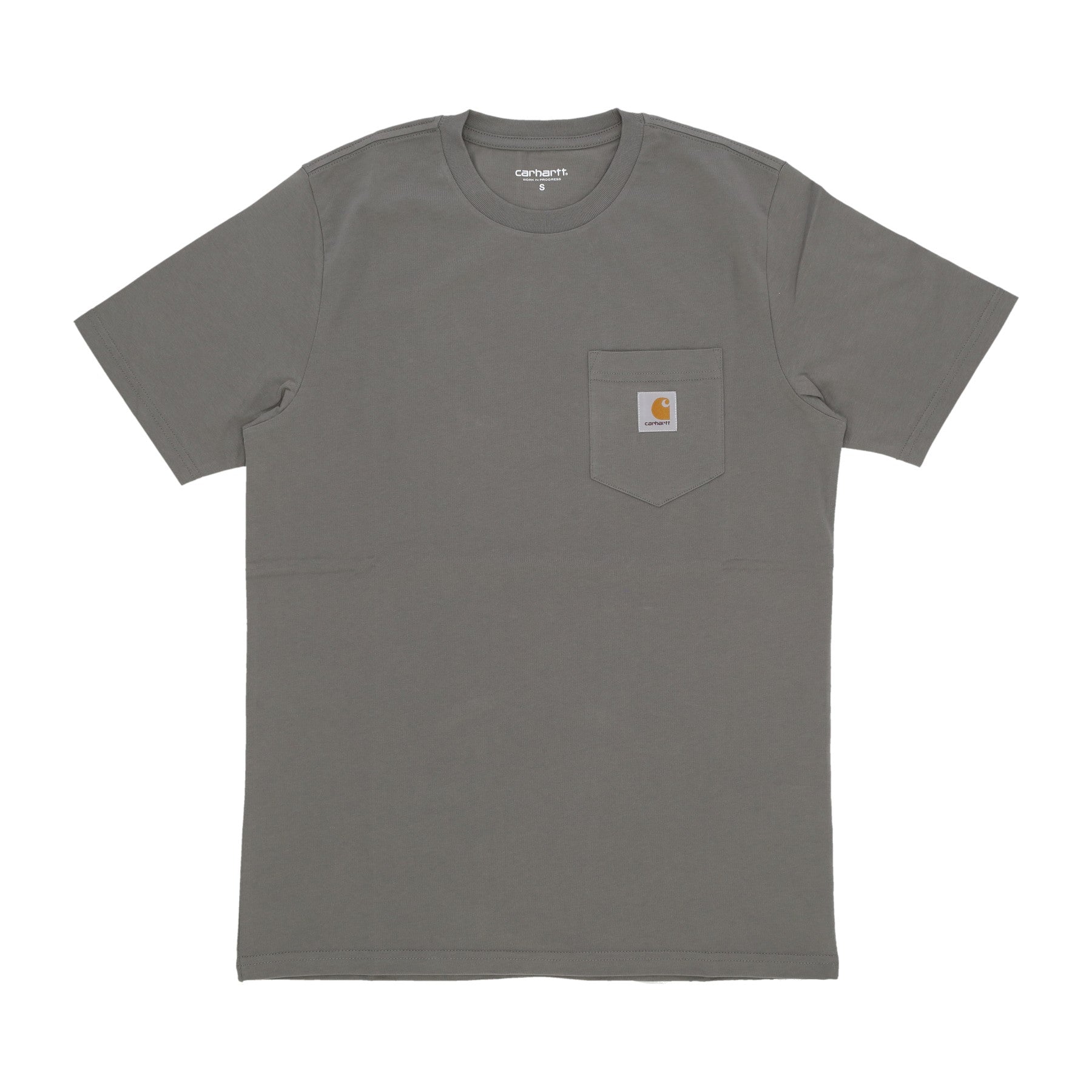 Carhartt Wip, Maglietta Uomo Pocket Tee, Smoke Green