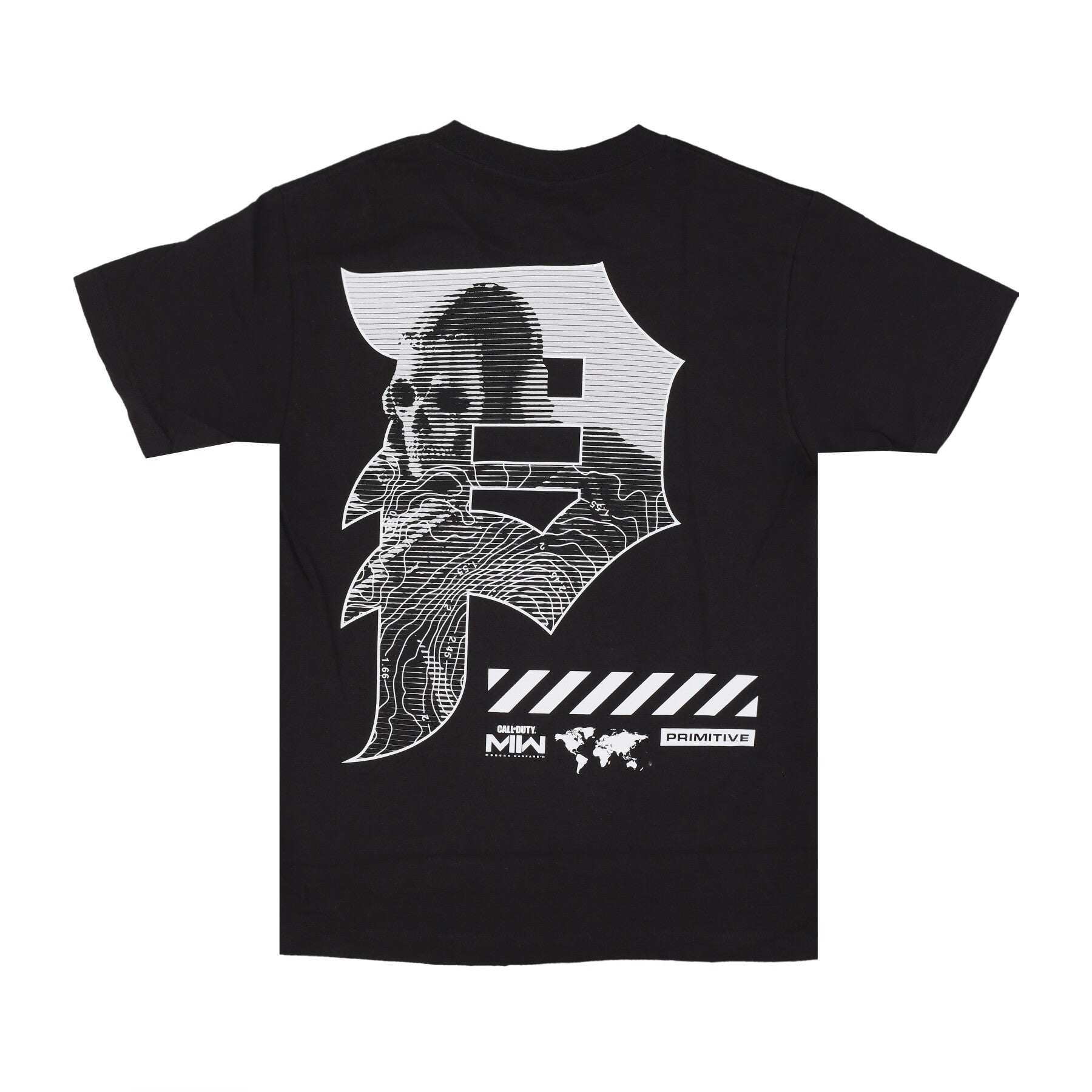 Primitive, Maglietta Uomo Mapping Dirty P Tee X Call Of Duty, 