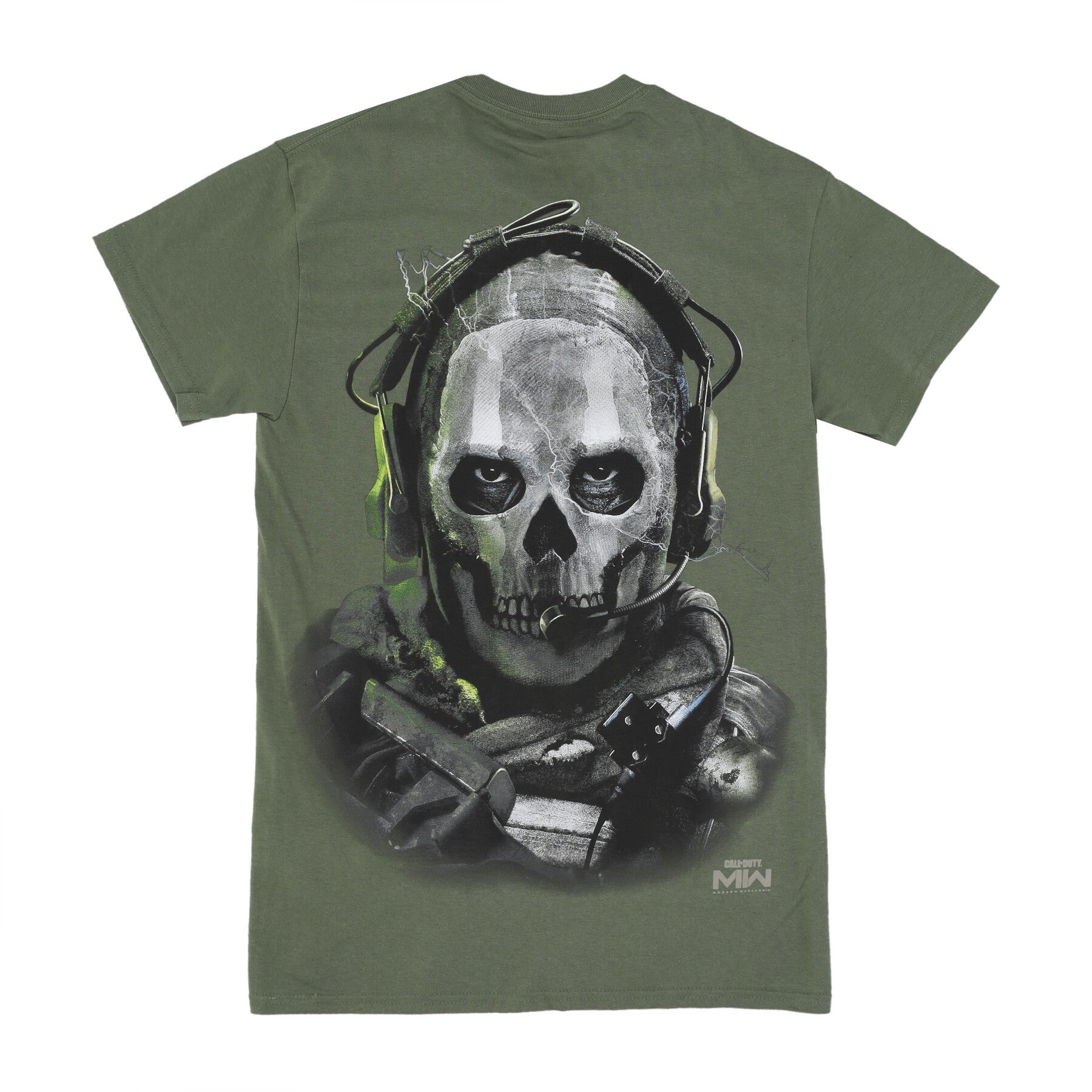 Primitive, Maglietta Uomo Ghost Tee X Call Of Duty, Military Green
