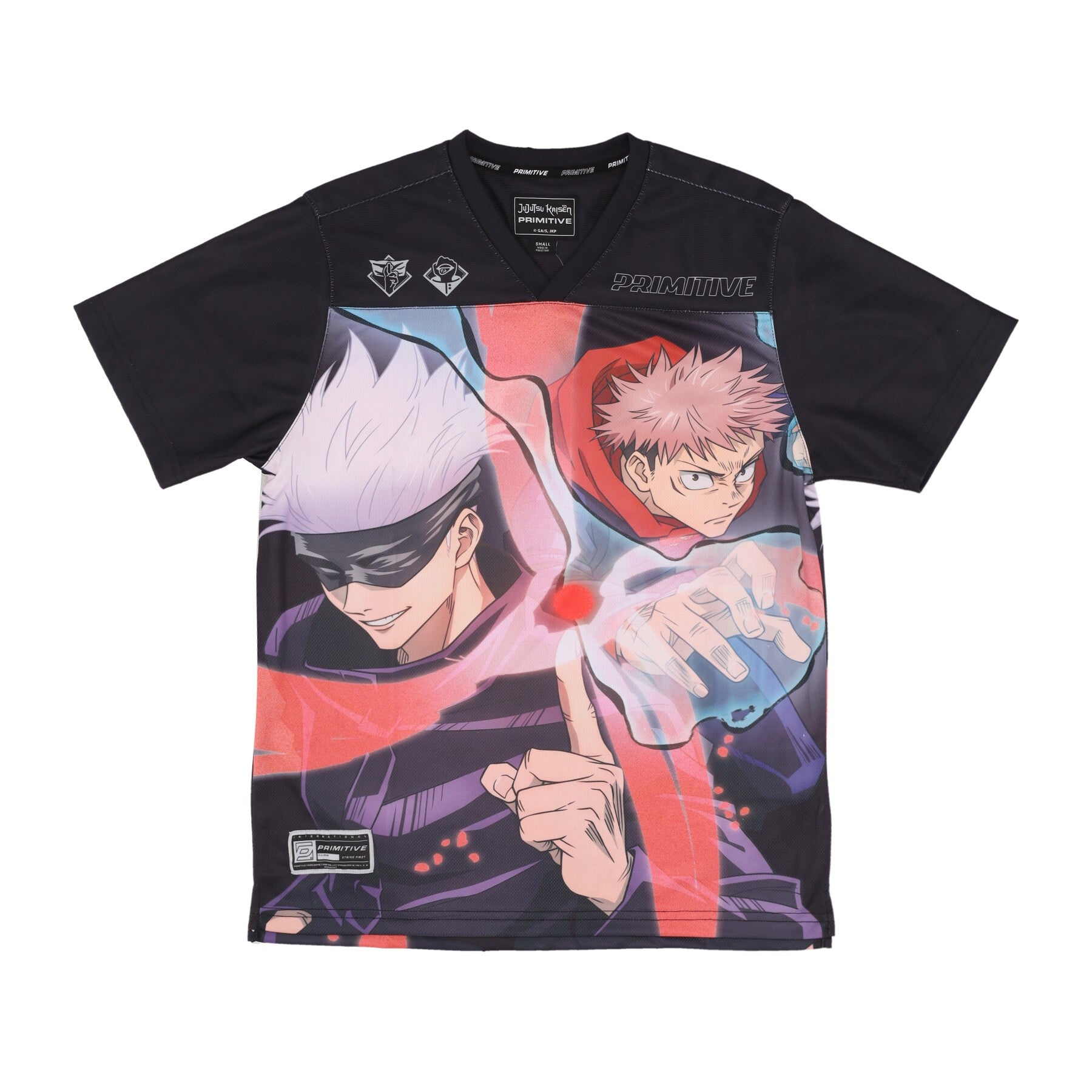 Primitive, Maglietta Uomo Duo Jersey X Jujutsu Kaisen, Black