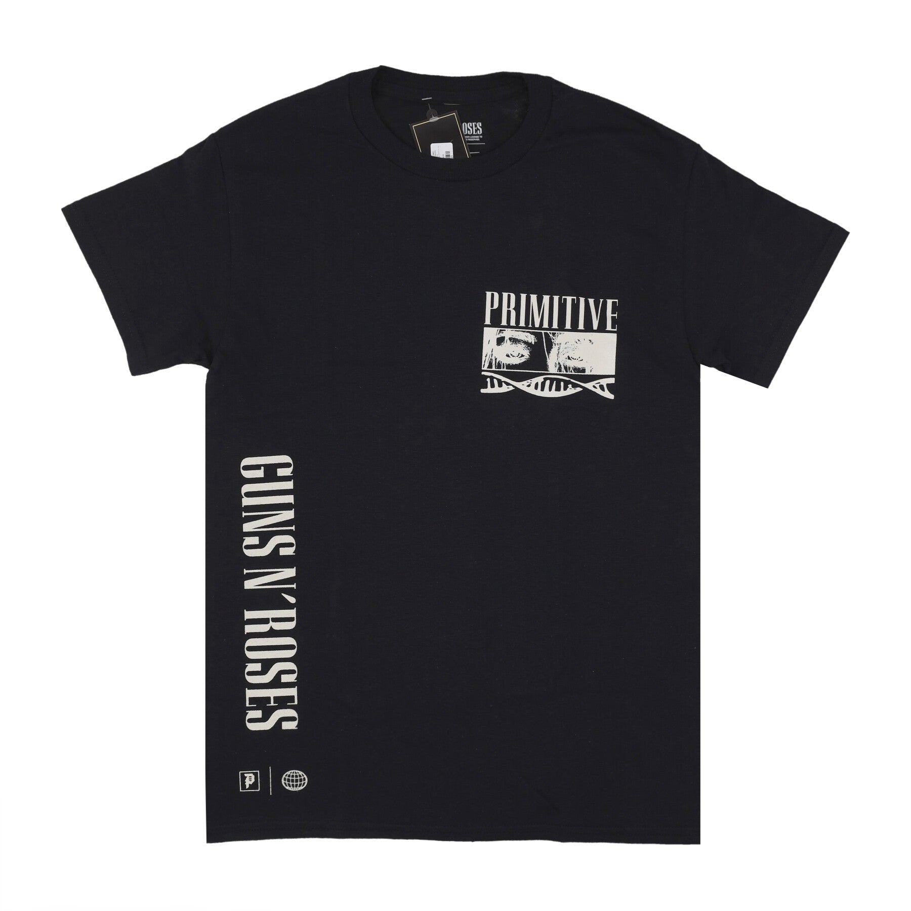 Primitive, Maglietta Uomo Nightrain Tee X Guns N' Roses, 