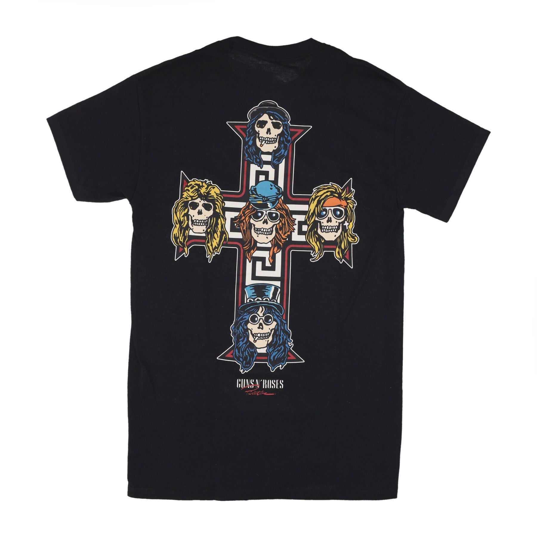 Primitive, Maglietta Uomo Cross Tee X Guns N' Roses, Black