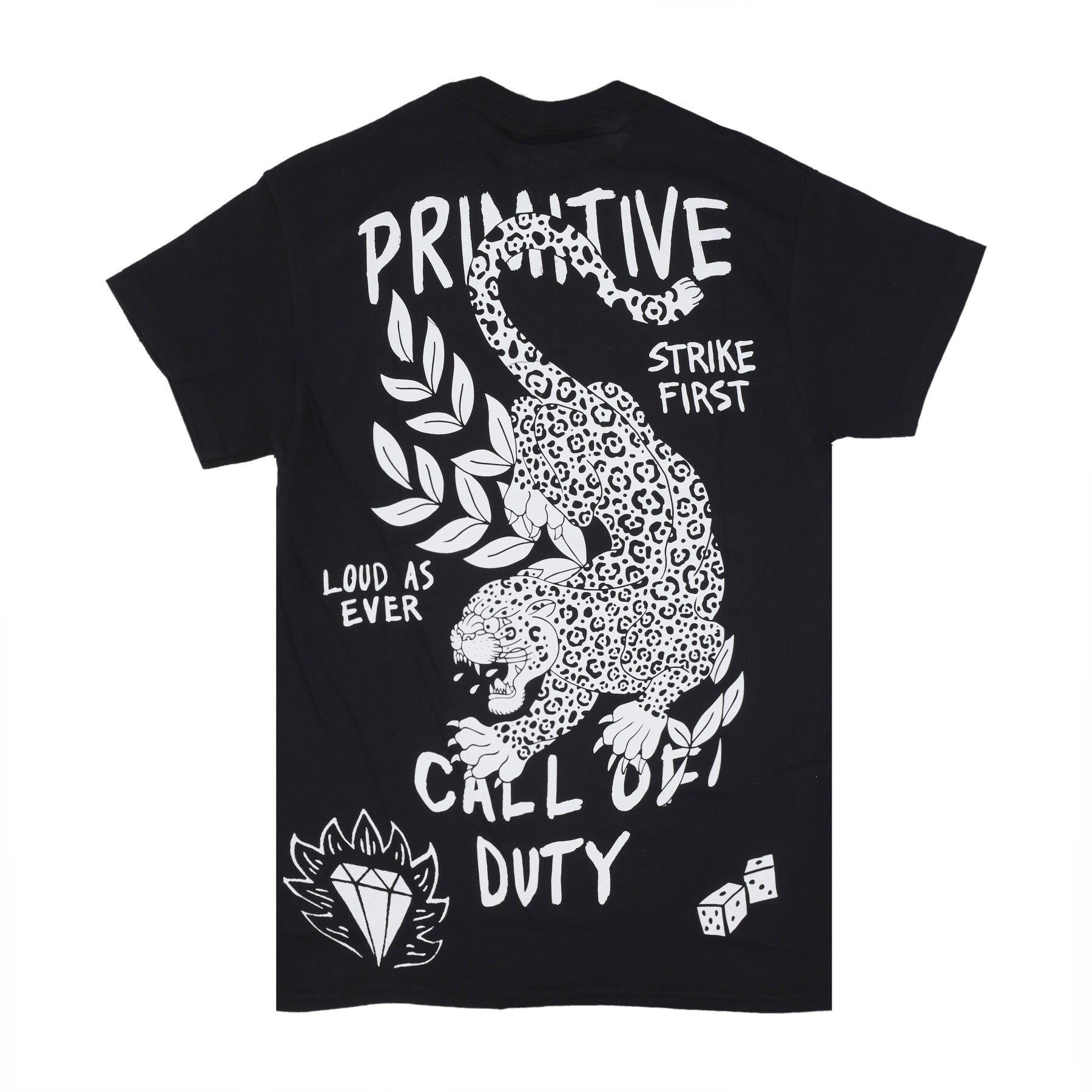 Primitive, Maglietta Uomo Task Force Tee X Call Of Duty, Black