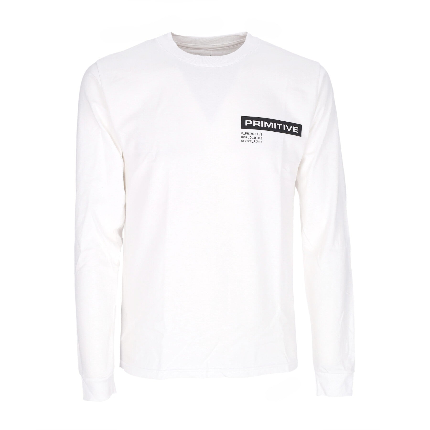 Primitive, Maglietta Manica Lunga Uomo Tactics L/s Tee X Call Of Duty, White