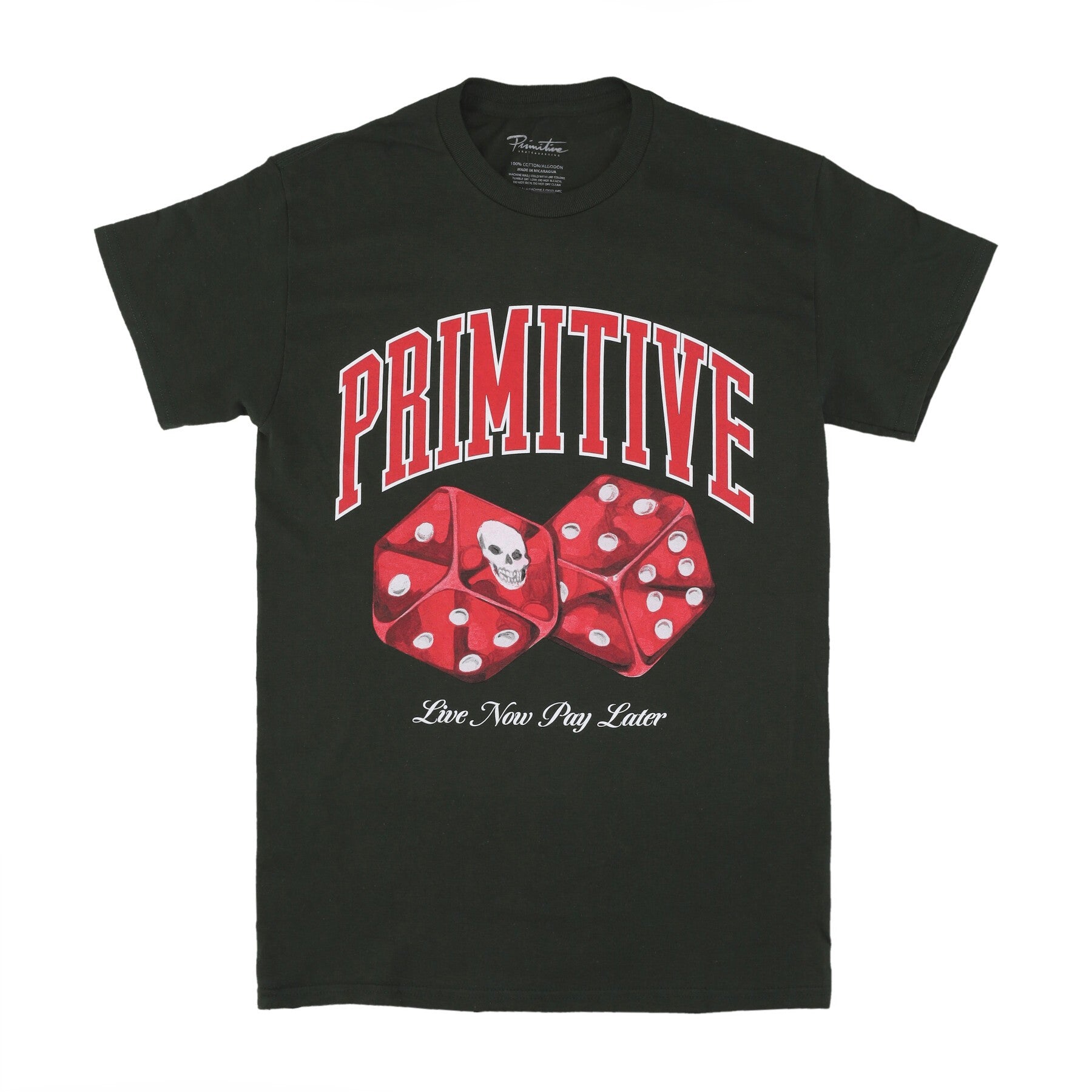 Primitive, Maglietta Uomo Payday Tee, Forest Green