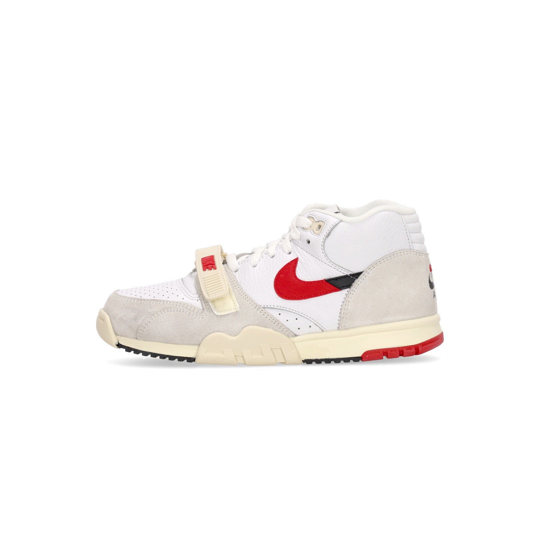 Nike, Scarpa Alta Uomo Air Trainer 1, White/university Red/black/coconut Milk