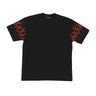 Vision Of Super, Maglietta Uomo Racing Flames Tee, Black/red