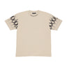 Vision Of Super, Maglietta Uomo Flames Tee, Sand/black