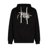 Vision Of Super, Felpa Leggera Cappuccio Uomo Rock Mather Hoodie, Black