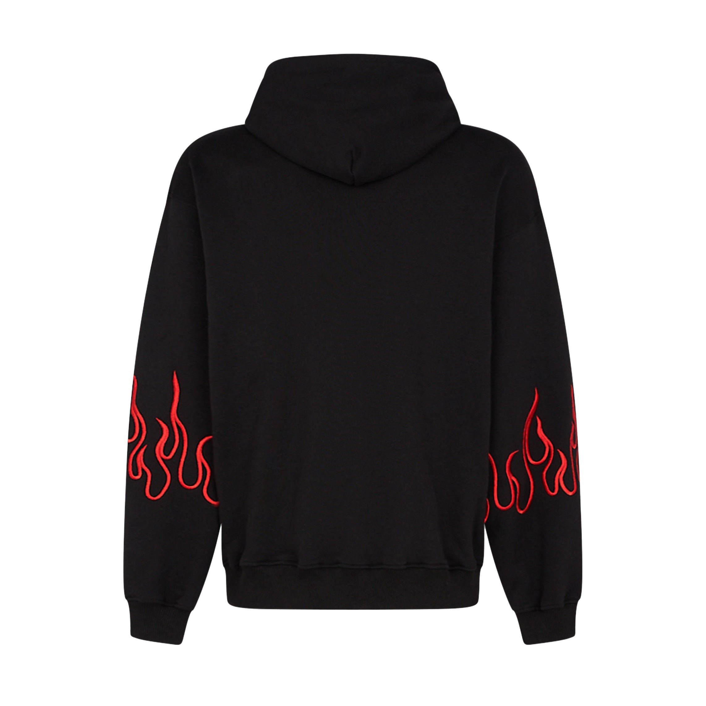 Vision Of Super, Felpa Leggera Cappuccio Uomo Embroidery Flames Hoodie, 